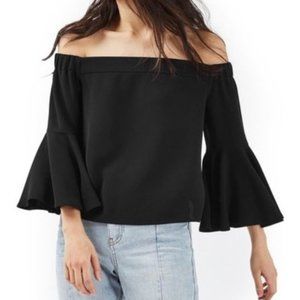 Topshop Ella Off-the-Shoulder Top